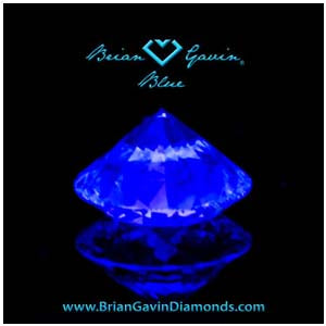 Should I buy an F-color diamond with strong blue fluorescence?