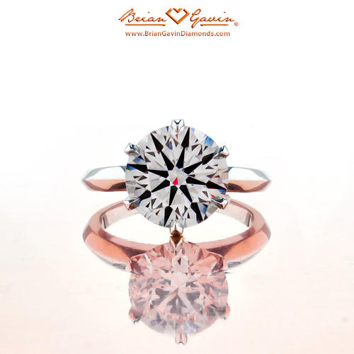 classic Knife Edge Solitaire Engagement Ring