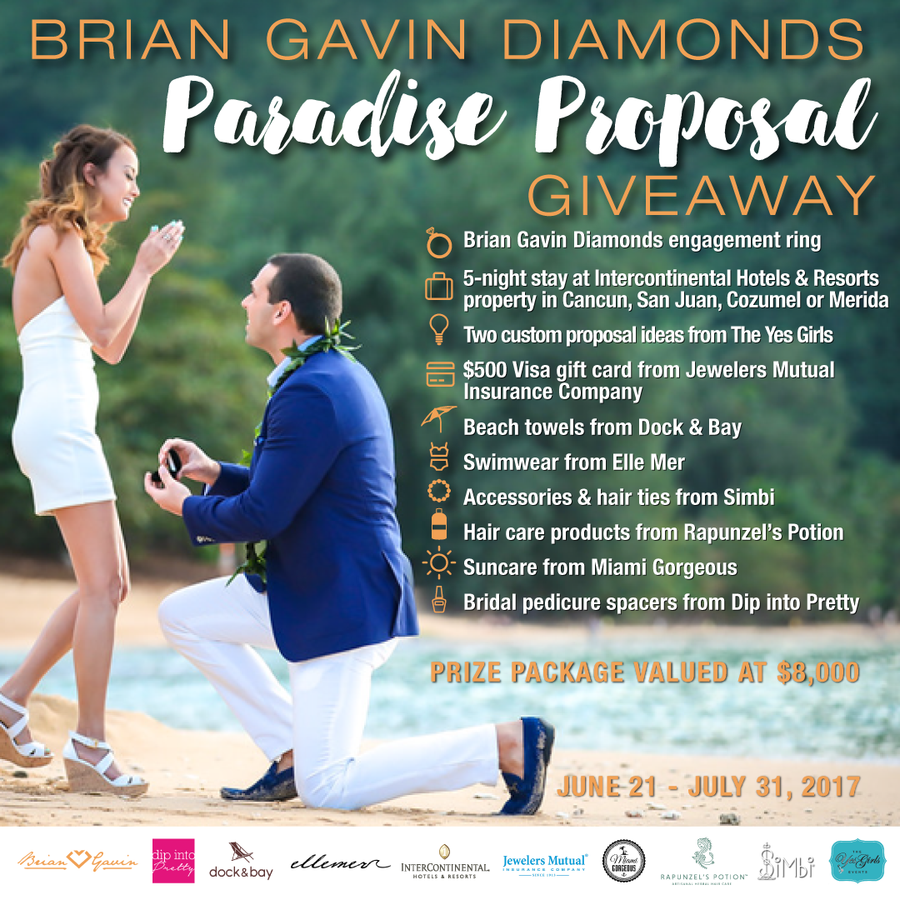 Win a BGD Engagement Ring in Our Paradise Proposal Giveaway
