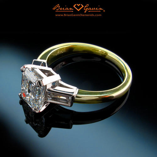 Stunning Three Stone Fancy Color Diamond Engagement Rings From Brian Gavin Diamonds