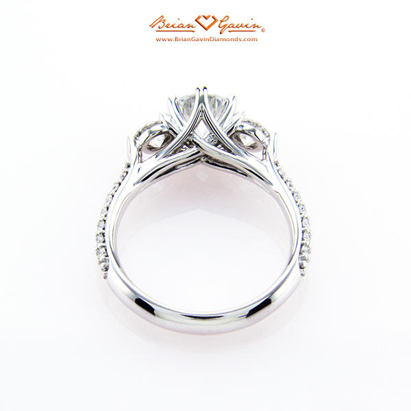 Trellis Three Stone Ring vs Brian Gavin Aphrodite Engagement Rings