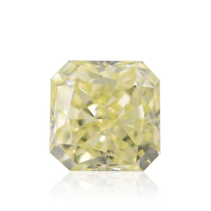 0.63 Yellow VVS1 Fancy Color Radiant Diamond