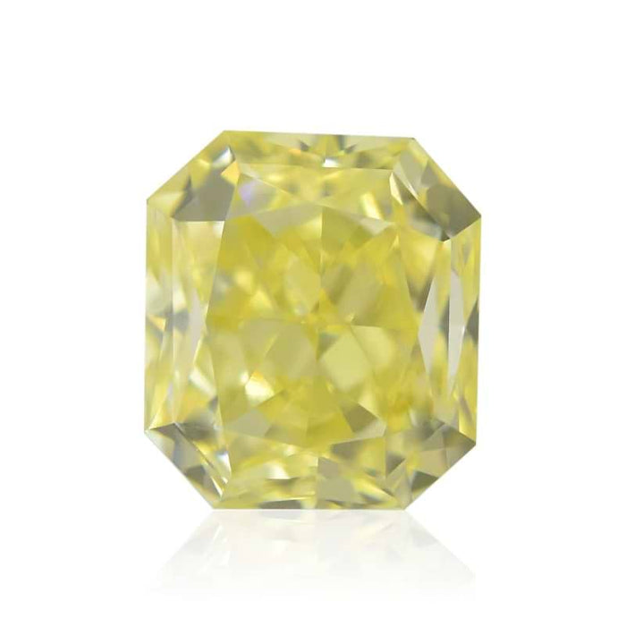 0.46 Yellow VS2 Fancy Color Radiant Diamond
