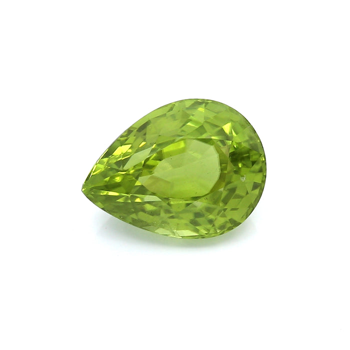 5.75 VI1 Pear-shaped Yellowish Green Peridot