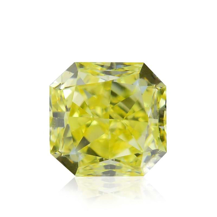 0.41 Yellow VVS2 Fancy Color Radiant Diamond