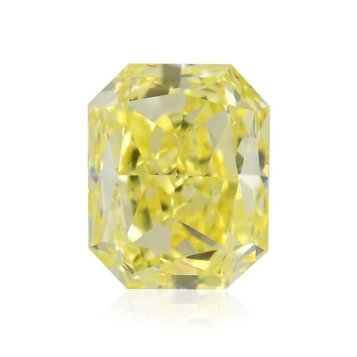 0.38 Yellow VVS1 Fancy Color Radiant Diamond