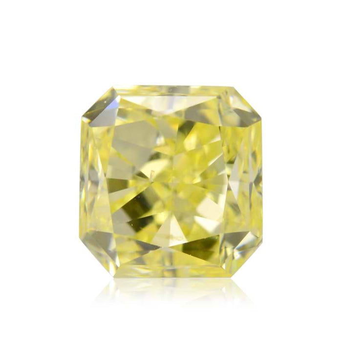 0.44 Yellow SI1 Fancy Color Radiant Diamond