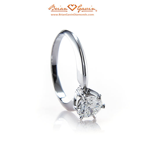 Six Prong Round Solitaire
