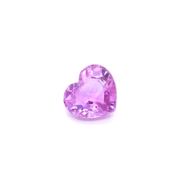 1.29 ct Heart-shaped Purplish pink Fancy Sapphire