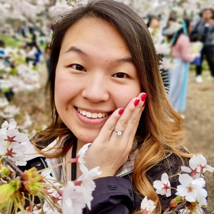 Buying Guide: Diamond Carat Weight vs. Finger Size (Reference Pics)