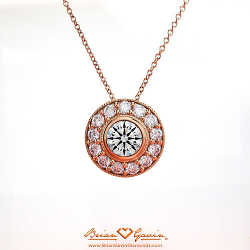 Halo Bezel Pendant