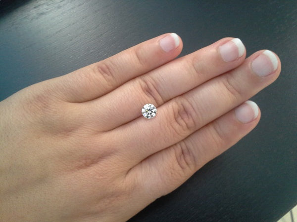 1.205ct I VS2 Brian Gavin Signature Blue