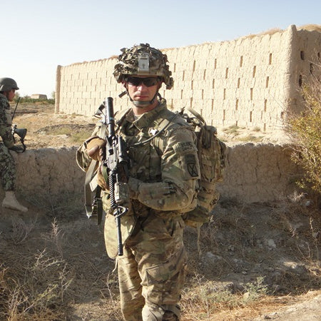 Jason in his Military Uniform in Afghanistan