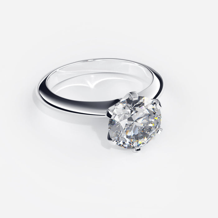 3 carat diamond engagement ring solitaire brian gavin diamonds