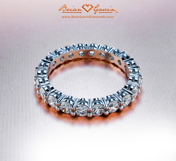 Each Brian Gavin Signature Melee is .11 ct (3.1mm)