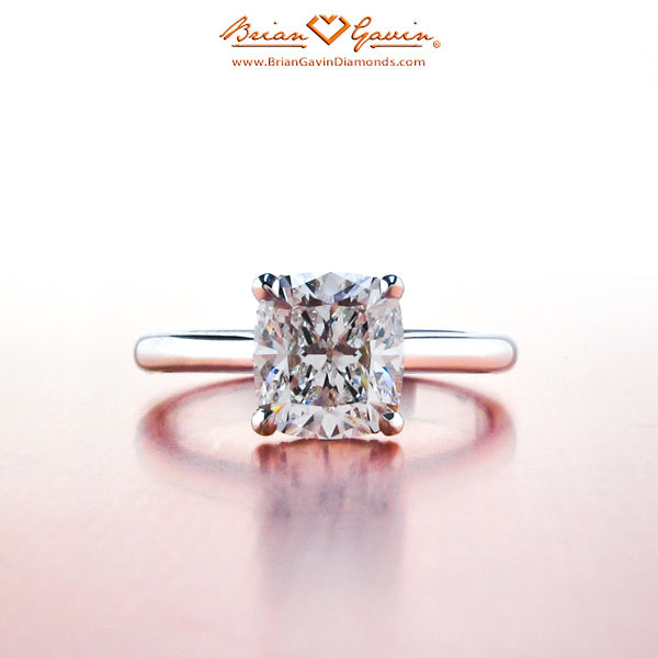 Fancy Brian Brian Gavin Resets Loyal Customer‘s Cushion Cut Diamond in the Eternal