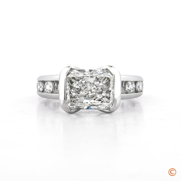 Custom Platinum Half Bezel Design