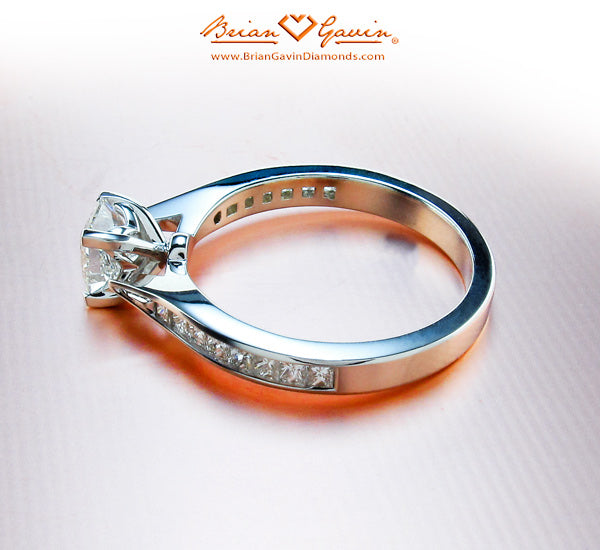 Princess Cut Diamond Pave