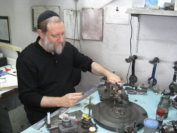 Brian Gavin at the Diamond Cutting Wheel