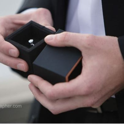 Brian Gavin Diamond Engagement Ring and Box