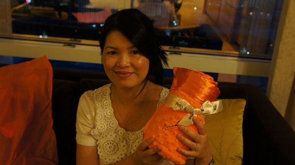 Khanh and Her New Brian Gavin Signature Baby Blankee