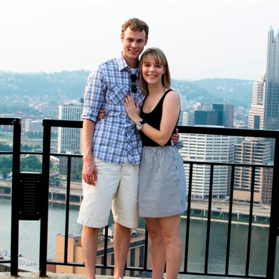 Happy Couple who purchased their Engagement Rings Online