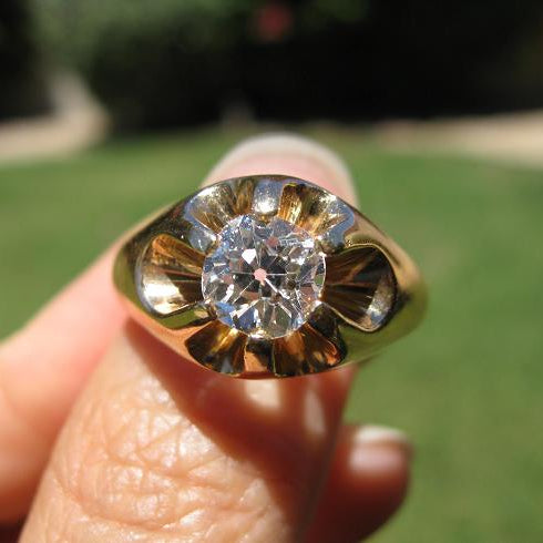 Brian Gavin Creates Custom Made Diamond Pendant with Customer's Old Mine Cut Diamond...