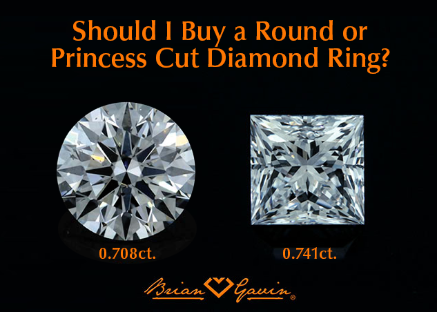 Rounded Princess Should I Buy a Round or Princess Cut Diamond Ring?