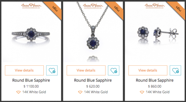 Blue Sapphire Gemstone Jewelry
