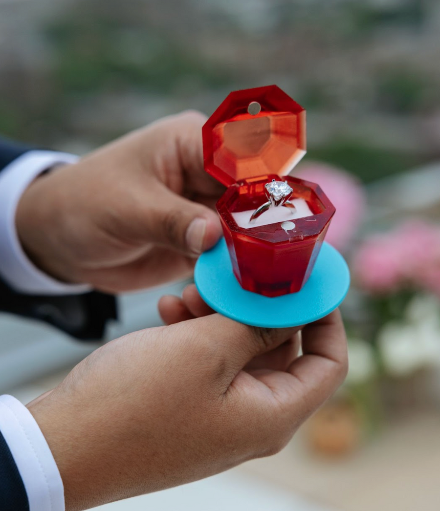 A Rainbow, a Ring Pop, and a Yes: Alvaro and Madalyn’s Rooftop Proposal