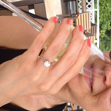Happy Customer Proposes in Hong Kong With a Brian Gavin Diamond Engagement Ring