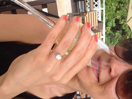 Happy Customer Proposes in Hong Kong With a Brian Gavin Diamond Engagement Ring