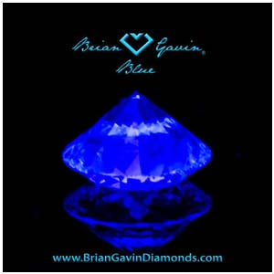 Should I buy an F-color diamond with strong blue fluorescence?
