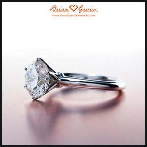 classic Solitaire Style Engagement Ring