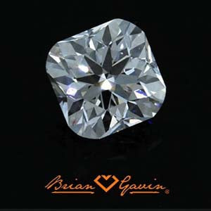 Does Brian Gavin provide actual diamond images?