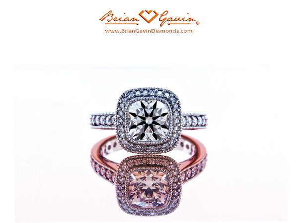 Brian Gavin Signature Cushion vs Chunky Vintage Cushion Cut Diamonds