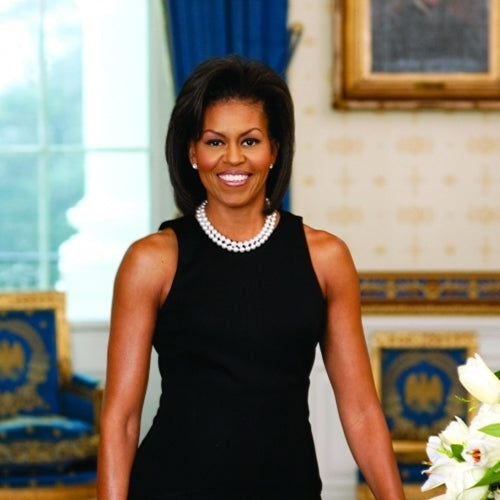 Random First Lady Emulate the first lady's style with simple jewelry