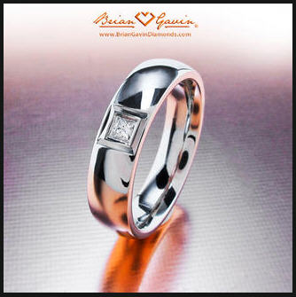 Gents Wedding Bands, White or Yellow Gold?