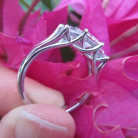 Carolyn Showing us the Swooping Lines of her new Brian Gavin Custom Ring