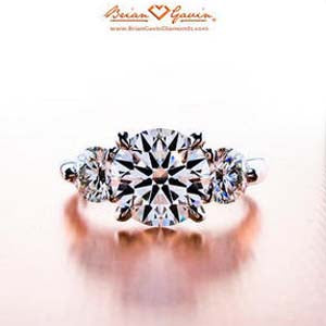 What is a 3 stone diamond ring called?