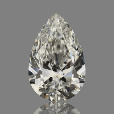 Pear shape vs. Round brilliant cut diamonds