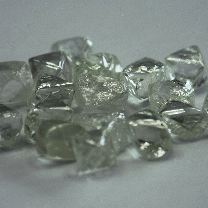 Brian Gavin Views Rough Diamond Material in Antwerp, Belgium…