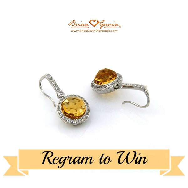 Live Colorfully with our Citrine Colored Gemstone Earrings