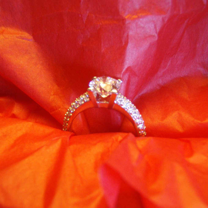 The Ring on Red Tissue