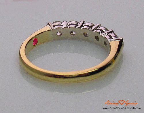 Brian Gavin Creates Custom Five Stone Diamond Ring for UK Customer…