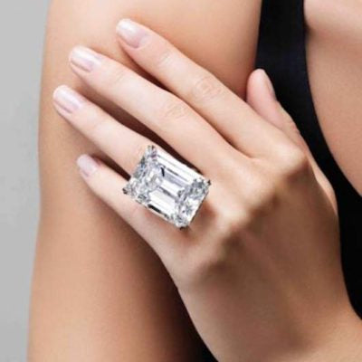 The ultimate emerald cut diamond ring
