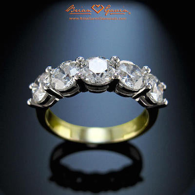 5 & 7 Stone Wedding Rings - Clean Origin