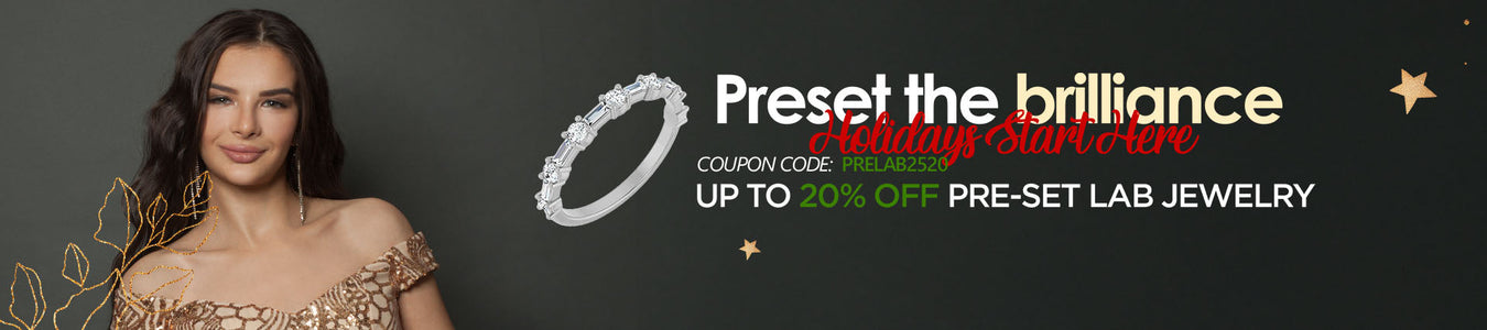 Preset Lab Grown Diamond Jewelry