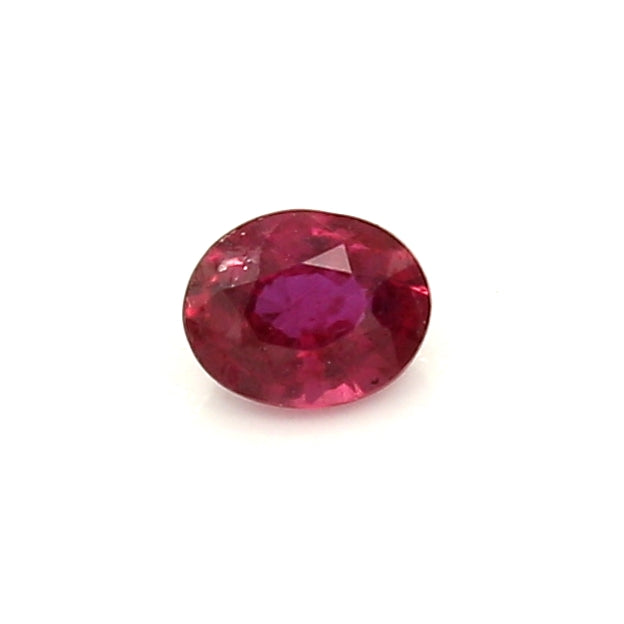 0.27 VI1 Oval Pinkish Red Ruby