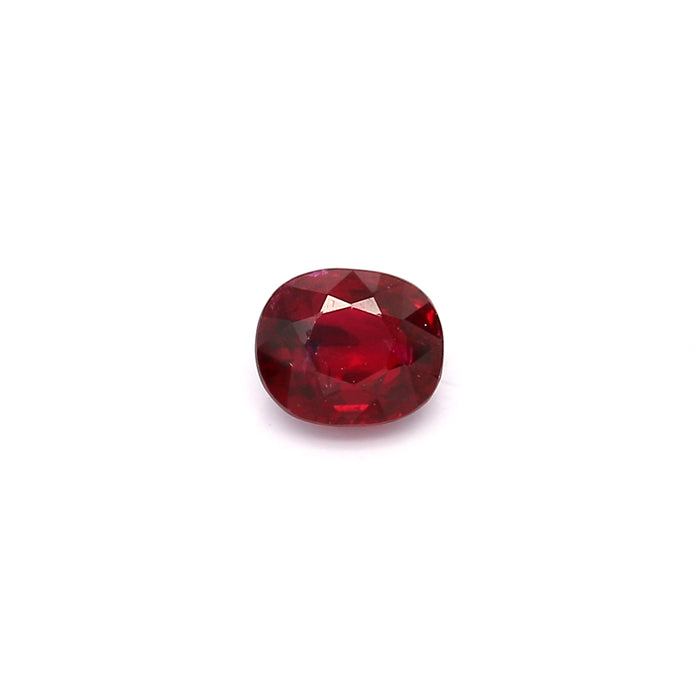 0.88 VI1 Cushion Red Ruby